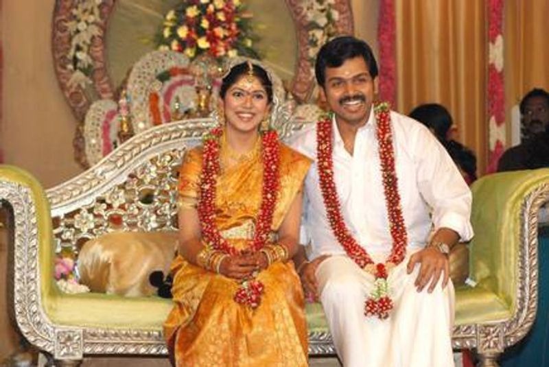 కోలీవుడ్ యంగ్ హీరో మంచి ఫాంలో ఉన్న సమయంలోనే పెళ్లి చేసుకున్నాడు హీరో కార్తి.