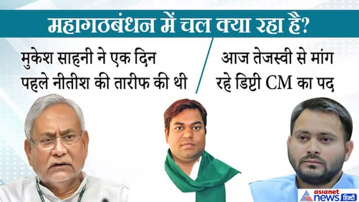 Congress RJD fight reached Delhi Darbar Mukesh Sahni want deputy cm post in mahagathbandhan Congress RJD fight reached Delhi Darbar Mukesh Sahni want deputy cm post in mahagathbandhan