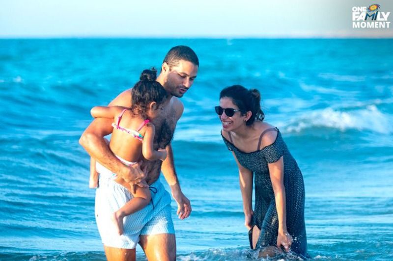 Before start IPL 2020 Mumbai Indians players spend times in sea beach with family spb