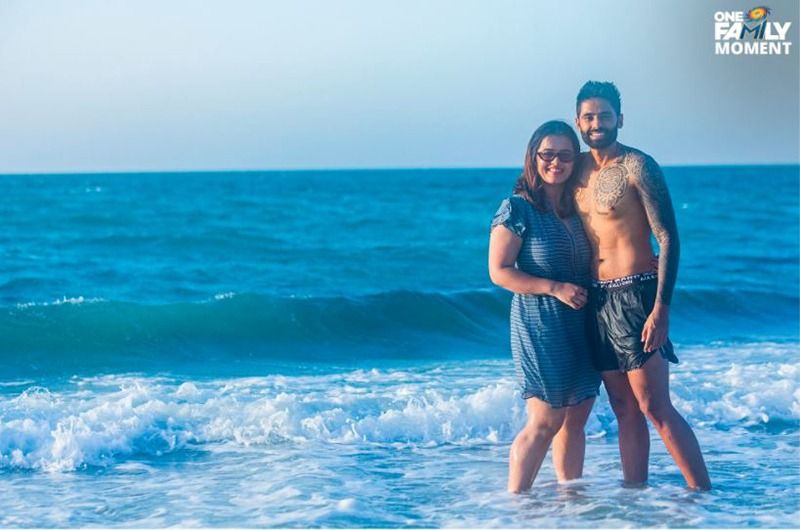 Before start IPL 2020 Mumbai Indians players spend times in sea beach with family spb