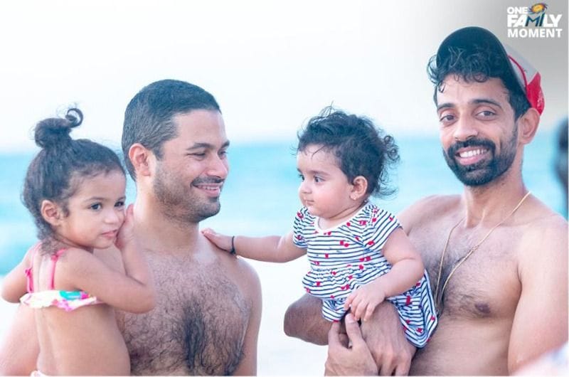 Before start IPL 2020 Mumbai Indians players spend times in sea beach with family spb