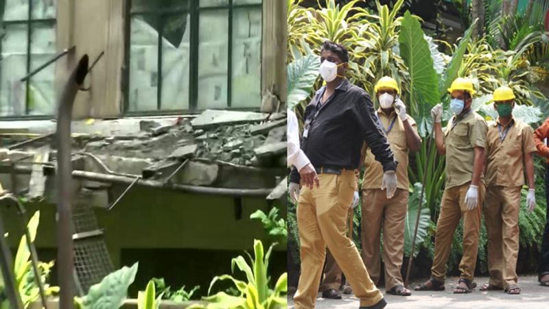इस नोटिस में बताया गया है कि इस दफ्तर में कई अवैध निर्माण किए जा रहे थे, इसलिए स्टॉप वर्क आर्डर नोटिस दिया गया। 