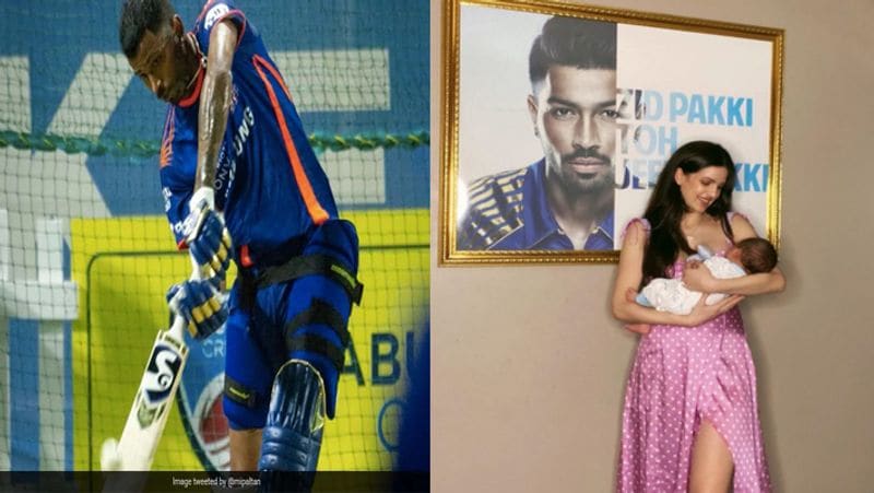 एक तरफ अपने बेटे से दूर हार्दिक पंड्या फिलहाल आईपीएल की तैयारियों में बिजी हैं। दूसरी तरफ मम्मी और बेटा भी घर पर अकेले हैं।