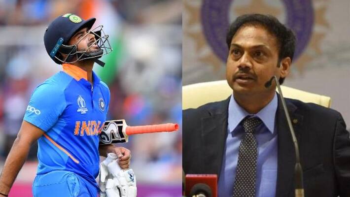 He started comparing himself to MS Dhoni, even copied him sasy MSK Prasad on Rishabh Pant He started comparing himself to MS Dhoni, even copied him sasy MSK Prasad on Rishabh Pant