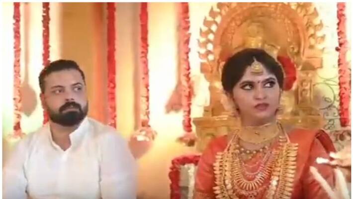 Harikrishnan & Reshli Son of Actor Kochu Preman wedding Harikrishnan & Reshli Son of Actor Kochu Preman wedding