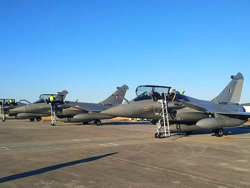 Rafale added to the Golden Arrows Rafale Air Force with Sarva Dharma Pooja