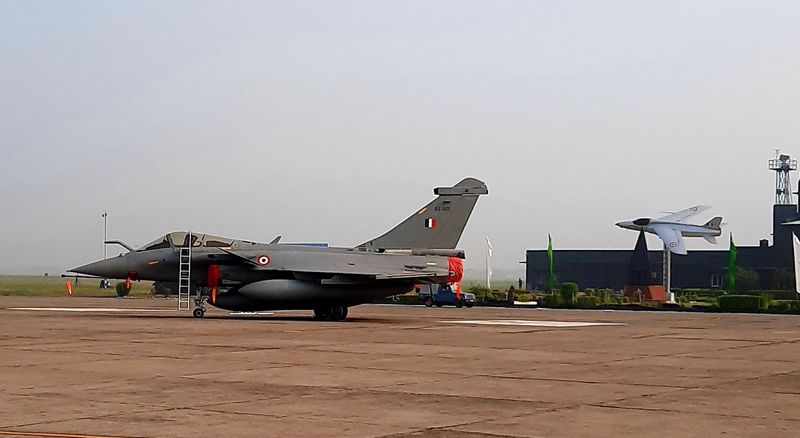 Rafale added to the Golden Arrows Rafale Air Force with Sarva Dharma Pooja