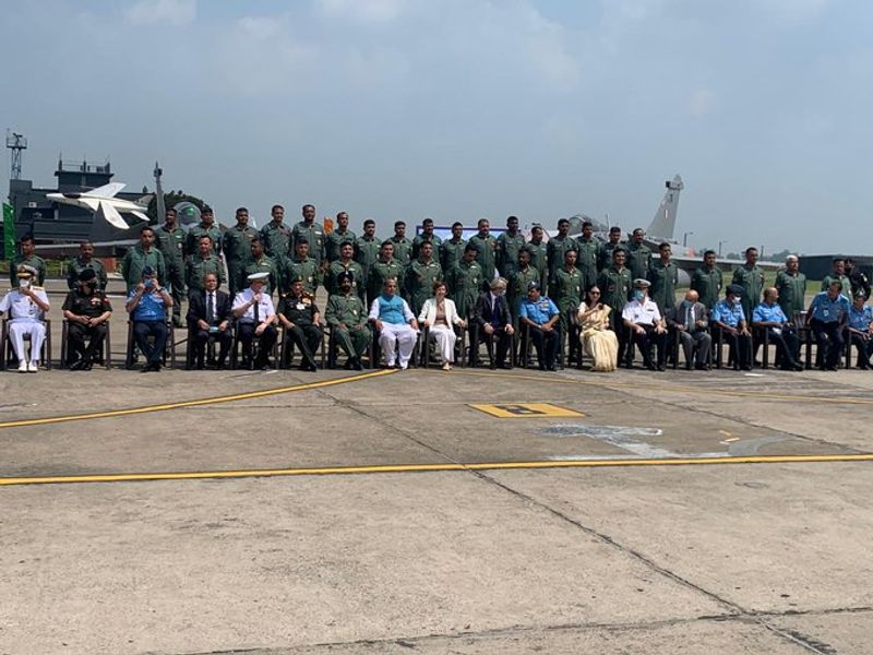 Rafale added to the Golden Arrows Rafale Air Force with Sarva Dharma Pooja