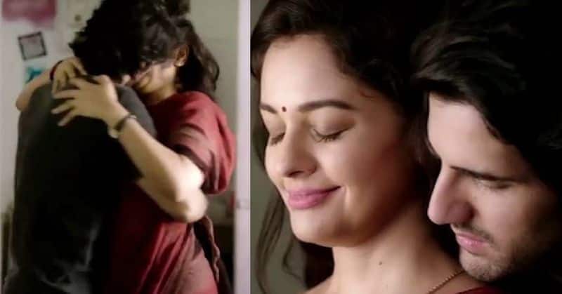 Actress Pooja Kumar Romance with Young man Romance Web series video going viral