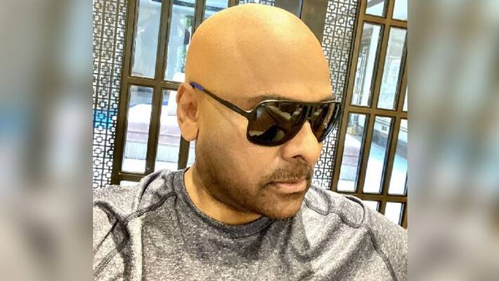 Megastar Chiranjeevi Shocking New Look With Bald Head goes Viral Megastar Chiranjeevi Shocking New Look With Bald Head goes Viral