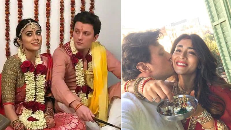 श्रिया की शादी 12 मार्च को मुंबई में ही उनके लोखंडवाला स्थित आवास पर हुई, इसमें करीबी दोस्त, रिश्तेदार और परिवार के लोग ही शामिल हुए थे। श्रिया के ब्वॉयफ्रेंड का नाम आंद्रेई कोस्चिव है, जो राष्ट्रीय स्तर के टेनिस प्लेयर हैं और मॉस्को में रेस्तरां की चेन हैं। श्रिया ने इस मौके पर गुलाबी रंग का जोड़ा पहना था। 