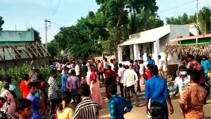 Tension in Guntur village after boys teasing dalit girl Tension in Guntur village after boys teasing dalit girl