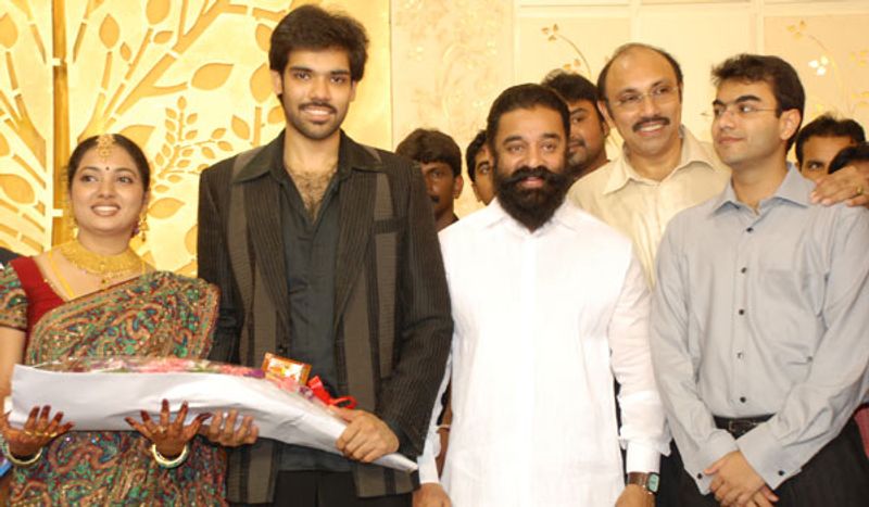 sathyaraj son subiraj and revathi marriage reception photos