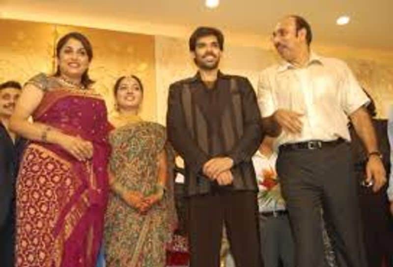 sathyaraj son subiraj and revathi marriage reception photos