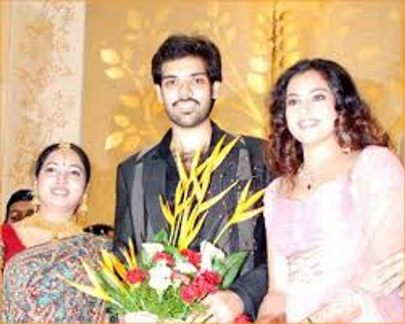 sathyaraj son subiraj and revathi marriage reception photos
