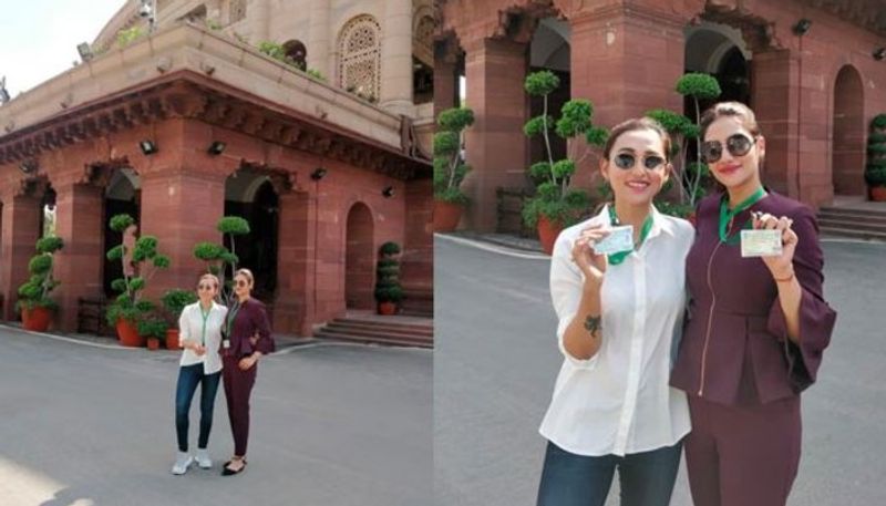 When Mimi Chakraborty and Nusrat Jahan was criticized for their attire during their first visit to Parliament ADB
