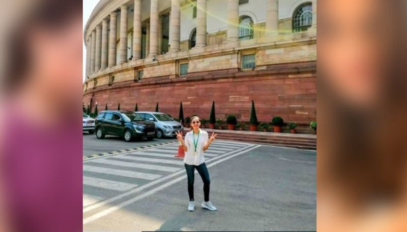 When Mimi Chakraborty and Nusrat Jahan was criticized for their attire during their first visit to Parliament ADB