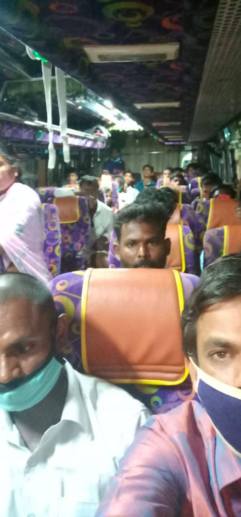 Omni bus from Madurai to Chennai stolen ..! Blindfolding fee. Sunbathing passengers.!