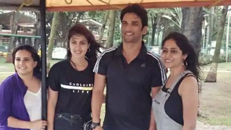 Rhea Chakraborty and Suhsnat Singh Rajput smoking marijuana, claim netizens ADB