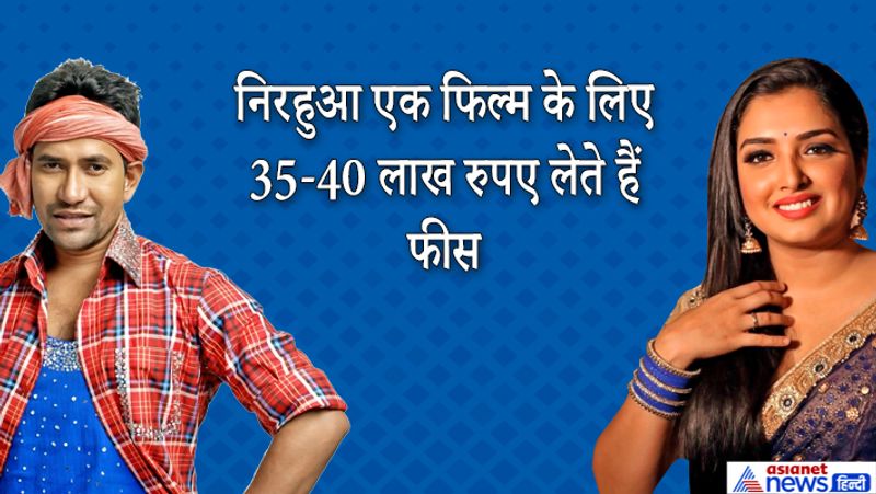 वहीं, निरहुआ की बात की जाए तो वो एक फिल्म के लिए 35-40 लाख रुपए चार्ज करते हैं।
