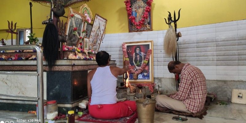 Durga Pujo starts in Kashipur Rajbari at Purulia BTG