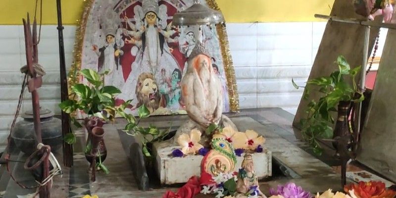 Durga Pujo starts in Kashipur Rajbari at Purulia BTG