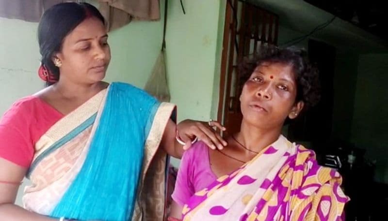 BJP woman leader house allegedly destroyed by TMC in Burdwan BTD