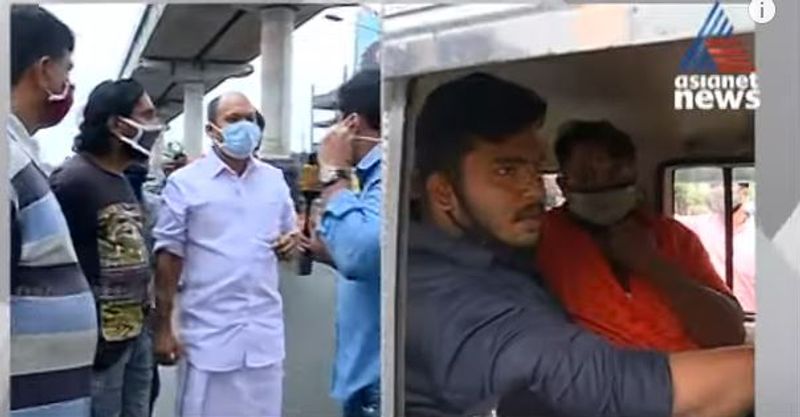 k t jaleel journey from valanchery to trivandrum amid pretest