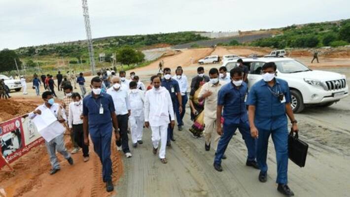 cm kcr tour... police security increased siricilla akp cm kcr tour... police security increased siricilla akp