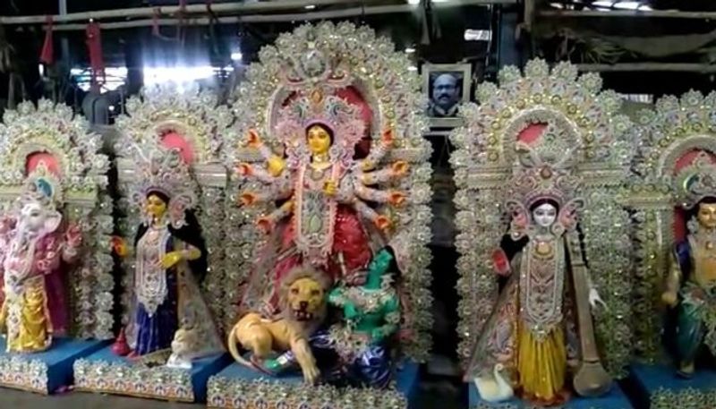 Devi Durga Idol going to Hong Kong from kolkata kumortuli RTB