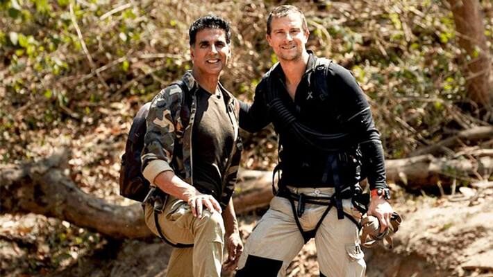Tv Show Into the Wild bear grylls impress With Akshay Kumar Adventure Show episode KPY Tv Show Into the Wild bear grylls impress With Akshay Kumar Adventure Show episode KPY