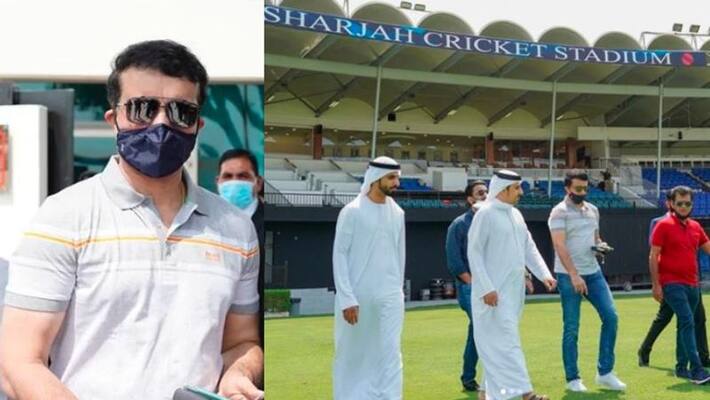 Sourav Ganguly start inspection at UAE of IPL 2020 preparations spb Sourav Ganguly start inspection at UAE of IPL 2020 preparations spb