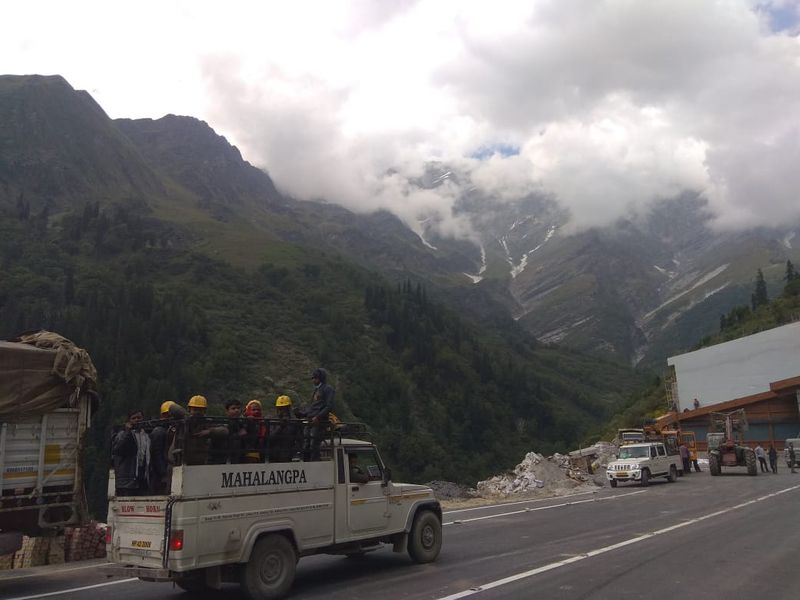 Rohtang Tunnel for inauguration photo story