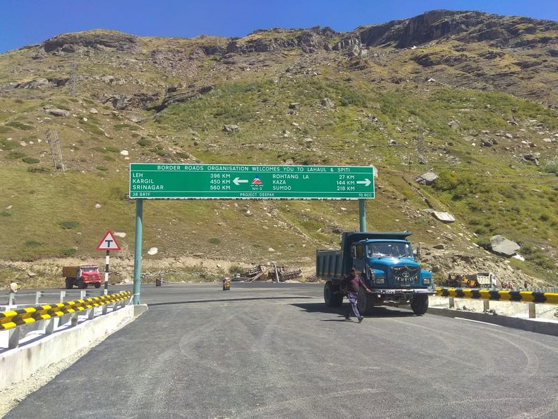 Rohtang Tunnel for inauguration photo story