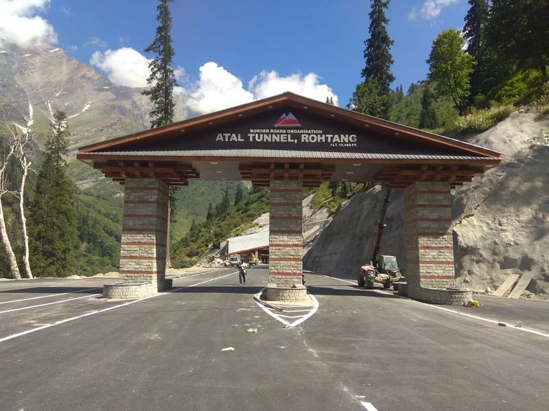 Rohtang Tunnel for inauguration photo story