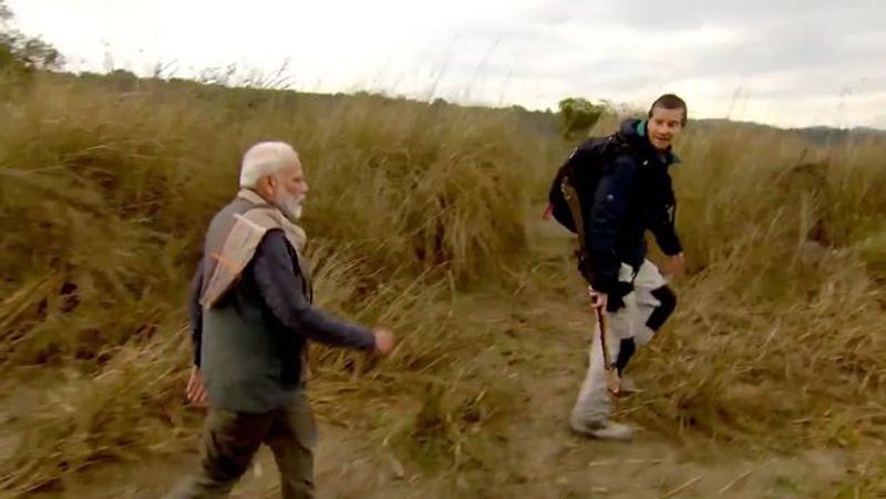 When Pm narendra modi shares his childhood stories to Bear Grylls in man vs wild BRD