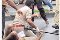 Kerala police does a George Floyd on a protester social media exposes the hypocrisy
