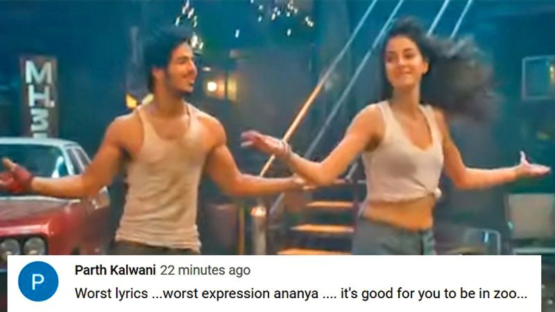 Ananya Panday was seen romancing in the rain with Shahid Kapoor brother gets dislike BJC
