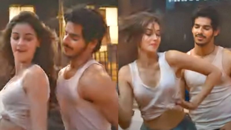 Ananya Panday was seen romancing in the rain with Shahid Kapoor brother gets dislike BJC