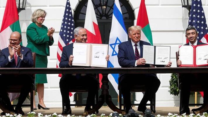 Israel UAE and Bahrain sign pacts Trump presides historic KPP Israel UAE and Bahrain sign pacts Trump presides historic KPP