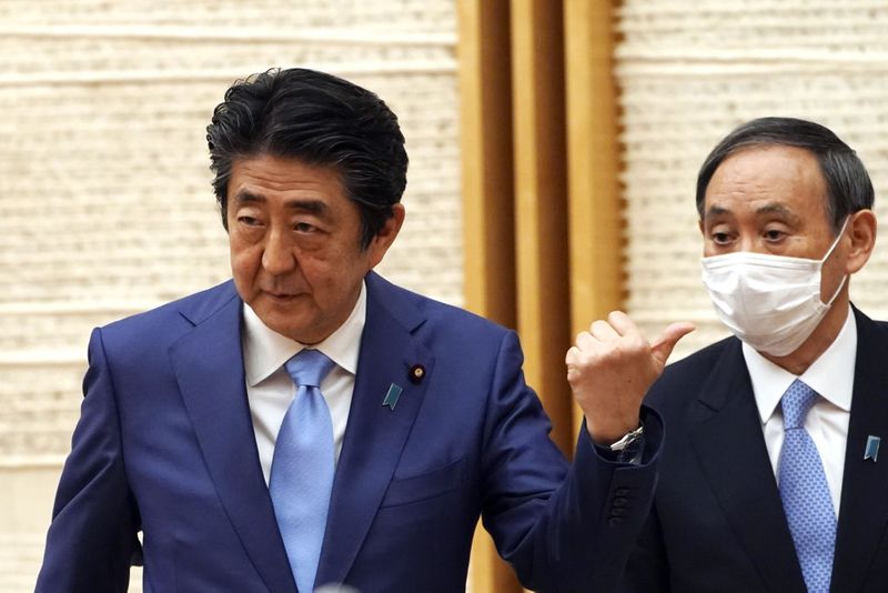 Yoshihide Suga elected as Japans new prime minister will succeed Shinzo Abe BSS
