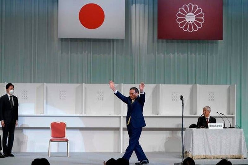 Yoshihide Suga elected as Japans new prime minister will succeed Shinzo Abe BSS