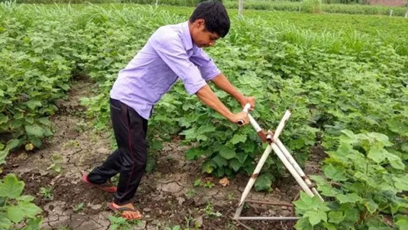a Farmer made desi jugaad to protect crops from pests, mosquitoes and other diseases kpa