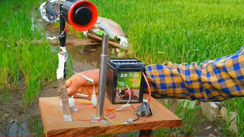 a Farmer made desi jugaad to protect crops from pests, mosquitoes and other diseases kpa