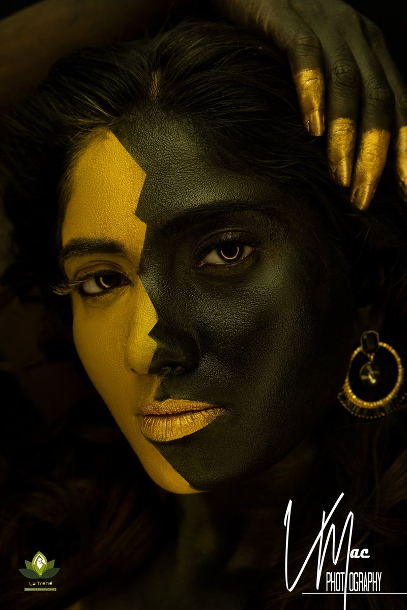 biggboss julie black makeup dark photo shoot
