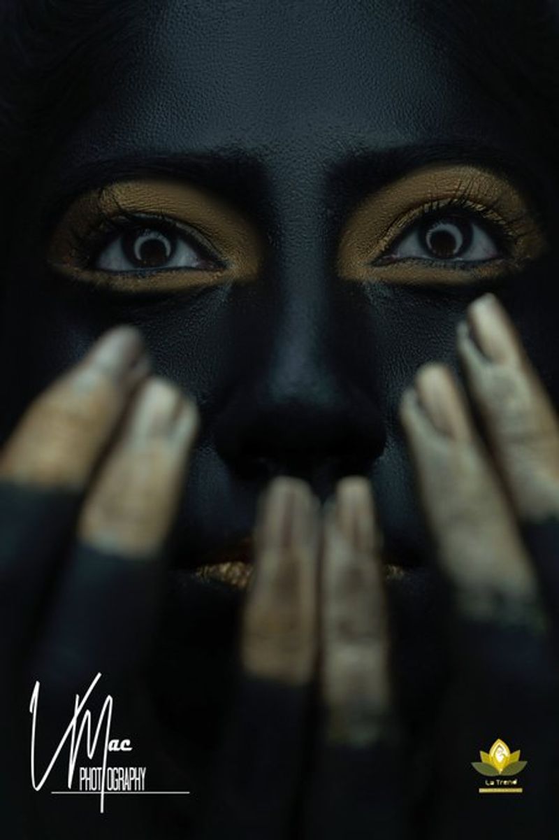 biggboss julie black makeup dark photo shoot