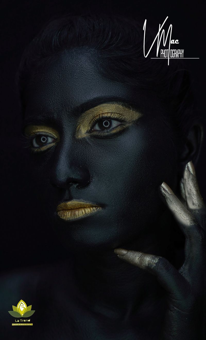 biggboss julie black makeup dark photo shoot