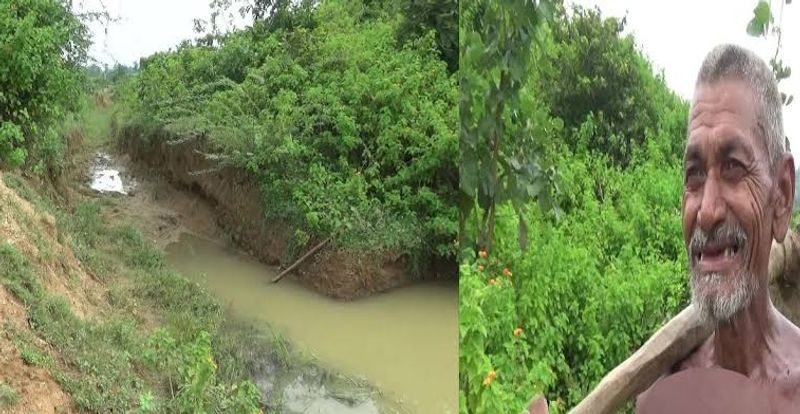लौंगी ने देखा कि बरसात के दिनों में वर्षा तो होती है मगर सारा पानी बंगेठा पहाड़ के बीच में ठहर जाता है, उन्हें इससे उम्मीद की रोशनी दिखी। फिर पूरे इलाके में घूमकर पहाड़ पर ठहरे पानी को खेत तक ले जाने का नक्शा तैयार किए और पहाड़ को काटकर नहर बनाने के काम में जुट गए। (फाइल फोटो)