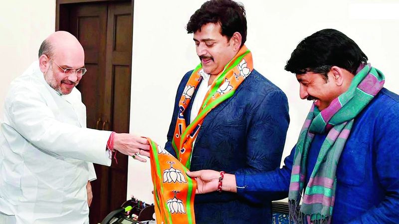 रवि किशन लोकसभा चुनाव से पहले भाजपा में शामिल हुए। उन्हें तत्कालीन भाजपा अध्यक्ष अमित शाह और मनोज तिवारी ने भाजपा की सदस्यता दिलाई। इसके बाद वे 2019 में गोरखपुर से लोकसभा चुनाव लड़े। इस चुनाव में उन्होंने जीत हासिल की। 