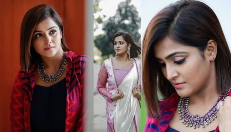ramya nambessan s new hair cut